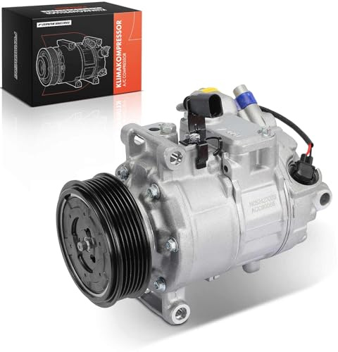 Frankberg Compressore dell'aria condizionata con frizione Diesel Compatibile con C.a.y.e.n.n.e 92A T.o.u.a.r.e.g 7P5 7P6 Q7 4LB A8 4E2 4E8 4H2 4H8 4HC 4HL 4E0260805AE, compreso l'olio preconfezionato