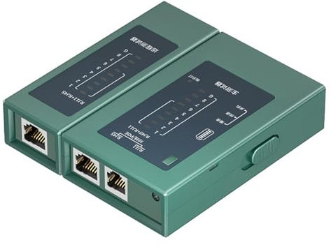 XINYIN Cavo Rete Ethernet Avanzato Mapper E continuità Telefoniche Tester per RJ45 RJ11 RJ12 CAT5 CAT6 POES