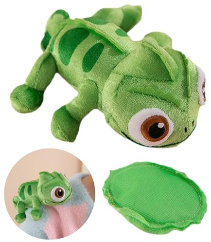 SHUOHONG Camaleón Juguetes Peluche, Lindos Juguetes de Peluche de Camaleón, Hombro Colgante Magnético, Juguete para Niños Regalo para Niños, Niñas, Fanáticos