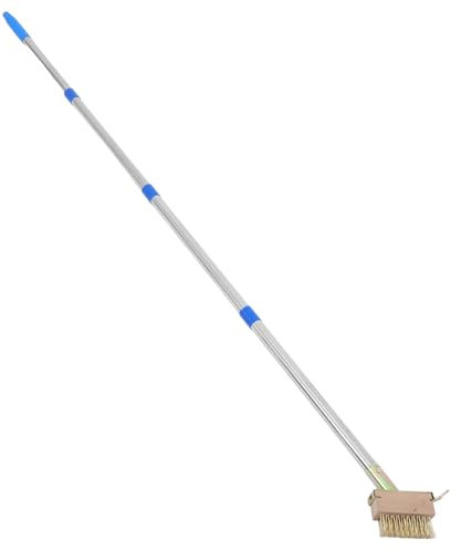 Toyvian 1juego Cepillo De Jardín De Mango Inoxidable Para Deshierbe y Eliminación De Juntas De Pavimento Patio y Entrada De Vehículos