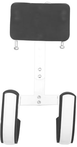 HAMPPLIES Verstellbarer Marching Drum Snare Drum Rahmen aus Aluminiumlegierung mit Weißem Stützzubehör und Verstellbarem Tragegurt für Einfachen Transport