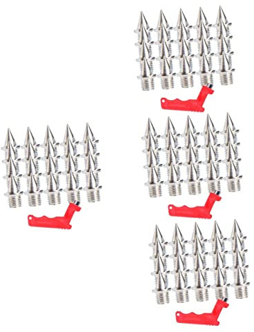 Toyvian 4juegos De para Zapatillas De Atletismo De Púas Inoxidables Extractor Accesorios para Entrenamiento y Competición De Atletismo