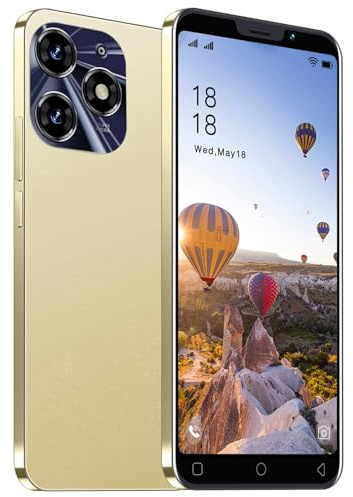 McMgc 3G Teléfono Barato, Pantalla IPS de 5.0 Pulgadas, 16GB ROM 128GB Ampliable, Android 9.0, Dual SIM, Doble Cámara (Gold)