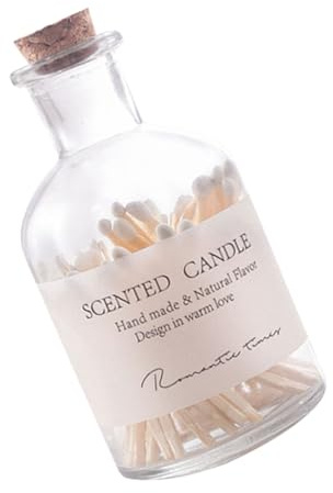 VALICLUD Cerillas en Frasco para Encender Velas Aromáticas, Obsequio Original y Útil para Bodas y Ocasiones Obsequios
