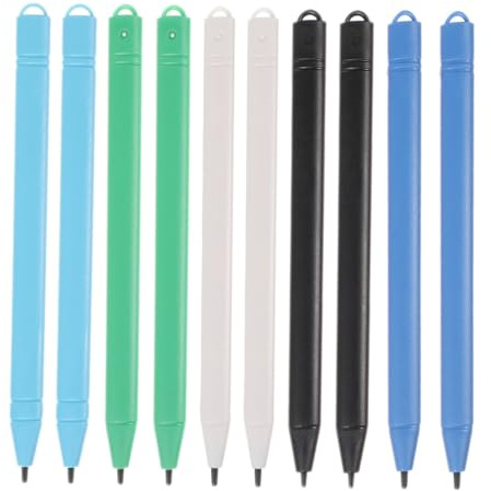 DOITOOL Stylets pour Tablette Graphique LCD 10 Pièces Multifonction pour Dessin et Écriture, Couleurs Variées, Accessoires Électroniques Légers et Portables pour Tablette Tactile
