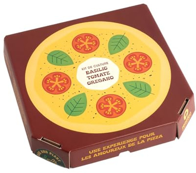 Kit Pizza Lovers | Cultivez Basilic, Tomate et Origan à la Maison | Cadeau Gourmet Original pour Amateurs de Cuisine | Resetea