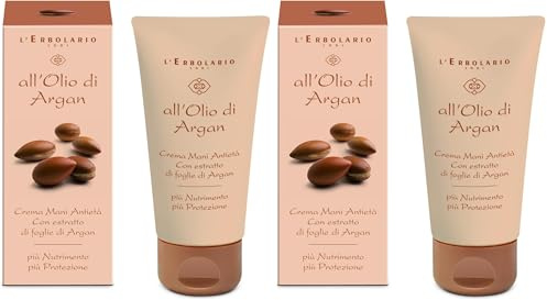 L 'erbolario Olio di Argan Crema Per Le Mani, 1er Pack (1 X 75 ML) (Confezione da 2)