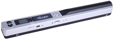 IScan Tragbarer, kabelloser Dokumentenscanner mit 900 DPI, USB-C-LCD-Display, unterstützt JPG/PDF-Format und A4-Format for Büro Zuhause(6.4mm 4.3 inch)