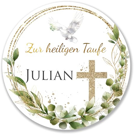 Tortenaufleger und Muffinaufleger 4-20 cm | TAUFE | KOMMUNION | FIRMUNG | KONFIRMATION | personalisiert mit Text - VORGESTANZT