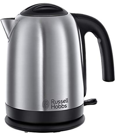 Russell Hobbs Cambridge 1.7 Litre, 3000 W Kettle 20070, Brushed Stainless Steel Silver Kettle