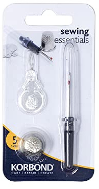 Korbond Nahttrenner Plus Fingerhut und Nadeleinfädler, 4