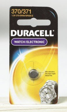 Duracell Watch And Electronic Battery 1.5 V Model No. 370/371 Carded by Duracell Div. Of P & G