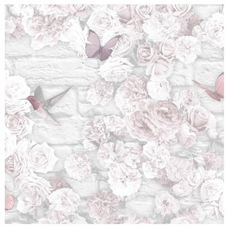Superfresco Easy Pink Flower Wall Floral Wallpaper | Paste The Wall | Pink Floral | Eco-Friendly