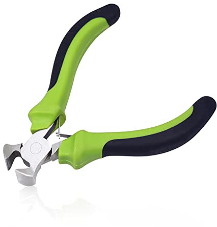 LEONTOOL 4 Inches End Cutting Pliers End Nippers Pliers Nail Puller Jewelry Wire Cutter Tool Zipper Install Pliers Precision Handcraft Making Hand Tool for Jewelry Making Crafting