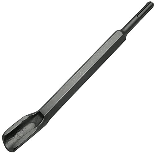 AERZETIX - Scalpello scanalato SDS PLUS Ø17x255mm - scalpello a sgorbia - per trapano a percussione/perforatore - C49439