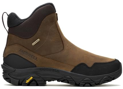 Merrell Men's Coldpack 3 Thermo Tall Zip Waterproof Snow Boot, Earth, 10.5