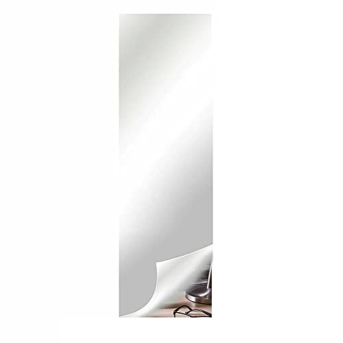 1 paquete de 50 x 200 cm autoadhesivo adhesivo para pared, espejos para decoración del hogar, sala de estar, dormitorio