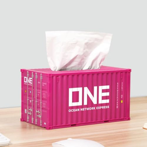 OPica Container Tissue Box Kreative Lagerung Serviette Halter Versand Container Modell Desktop Lagerung Serviette Box Mode Dekoration