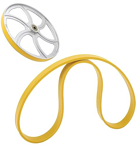 2er-Pack Bandsägenreifen, Bandsägen-Gummireifen Als Ersatz für 10-Zoll-Holzbandsägenräder, 0,5'' Breit X 0,13'' Dick, kein Klebstoff Erforderlich
