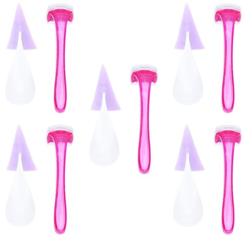Healeved 5sätze Bikini Haar Silikon Rasierer Für Damen Schmerzlose Haarentfernung Leicht Und Tragbar Lösung Für Intimrasur Zufällige Farben Erhältlich