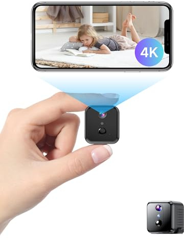 LuminiCam Wireless Indoor Camera Security Camera, 2K HD Wi-Fi Small Camera for Home,Phone APP,AI Motion Detection, Auto-Night Vision,120-Day Standby Battery Life, Cloud &SD Storage,Nanny Camera