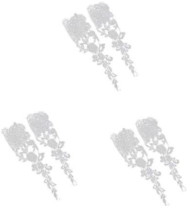 GALPADA 3stücke Fingerlose Hochzeits-handschuhe Mit Spitzen- Und Strass Für Braut Hochzeitsfeier Und Besondere Anlässe Elegantem Weiß Hochwertigem Spitzenmaterial