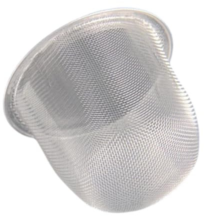 Passoire à thé réutilisable en maille pour ingrédients, soupe, boisson, argent, 6 cm