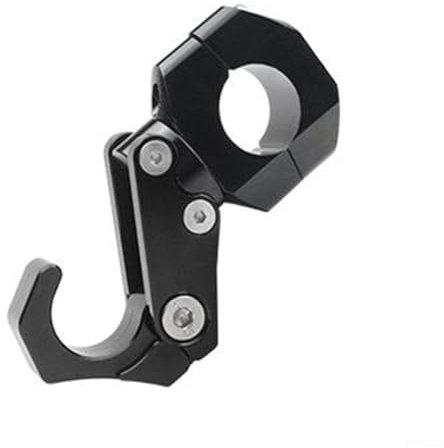 Motorradhelm-Halter, Haken, Jackentaschen, Wandhalterung, Display-Rack, Aufhänger, Lenker, Gepäck, Tasche, Haken, Halterung (schwarz)