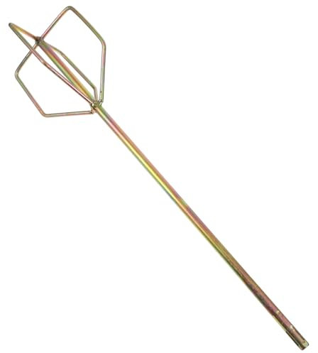 SEWOART Electric Mud Mixer Paddle and Cement Mixer Rod for Hammer Drill Square Shank, Long Power Mixing Rod Set for Paint, Plaster, and Concrete Mixing, Suitable for Drywall and Construction Use