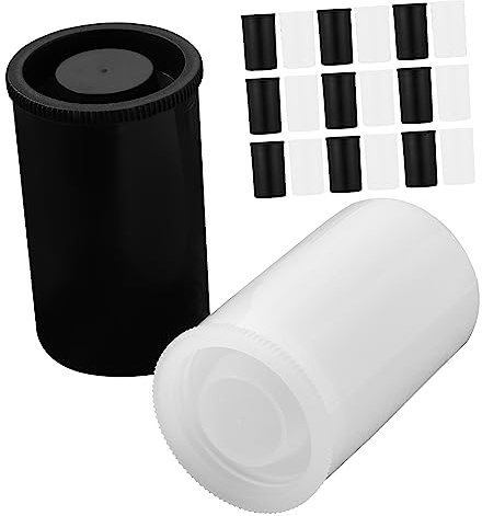 SHINEOFI 20 Pezzi Scatola per Pellicola 35mm in Pe, Contenitore Compatto ad Alta Durabilità per Fotografia All'aperto e Viaggio, per Anelli e Piccoli Oggetti