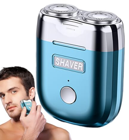 Rasoirs Électriques pour Hommes - Rasoir Facial Électrique pour Hommes - Outil de Toilettage Étanche sans Fil avec Tête de Coupe Magnétique, Tondeuse à Barbe Rasage Humide et Sec pour Maison et
