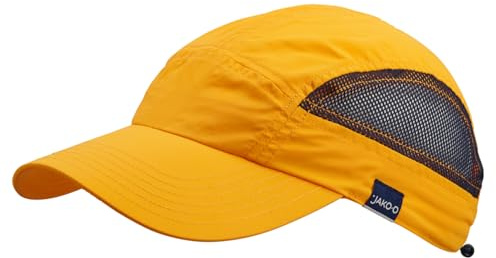 JAKO-O Kinder Baseballcap mit Mesh-Einsatz – Sommer Mütze Sonnenschutz Cap | Luftig & verstellbar: Sommerleichte Kinder Kappe mit atmungsaktivem Mesh-Gewebe und Kordelzug für perfekten Sitz.