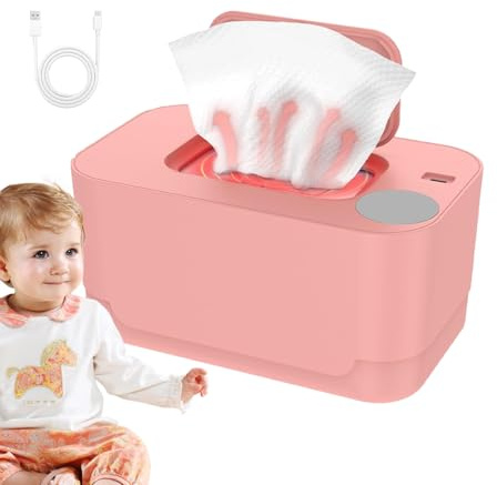 Baby Wipe Warmer Dispenser - infnts Wipes Container, Heated Diaper Holder | Portable Moisture Seal with Even Heating for Nursery Bedroom Bathroom, Gentle Care Warmer, Changing Accessories, Newborns