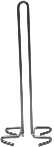NaschLager Flaschenhalter Geschirrspüler Unterkorb kompatibel mit Bosch Siemens dunkelgrau Metall U-Form H 205 mm Artikelnummer 10030844 ersetzt 00189288 für Babyflasche Trinkflasche Vase Karaffe