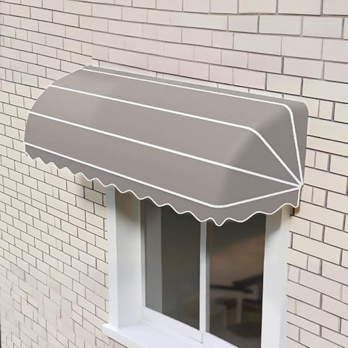Tenda da sole pieghevole pieghevole francese a scomparsa, per esterni, patio, giardino, bar, protezione UV e pioggia, copertura durevole per esterni