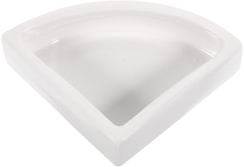 Levemolo Ciotola Alimentazione Rettili in Ceramica Grande Piatto Acqua e Cibo Stabile e Resistente per Lucertole Esemplari di Rettili e Tartarughe