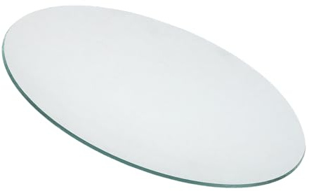 Toyvian Wall Clock Convex Glass Dome Cover for Wall Mounted Clock Decorative Glass Face Protector