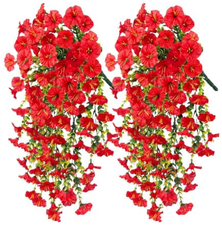 Konstgjorda Petunior Naturtrogna 2 Stycken Imiterade Blommor