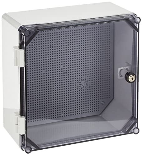 ELEKTRO-PLAST UNI-0/T - Armadio con serratura, 300 x 300 x 160 mm, armadio di distribuzione, alloggiamento industriale, colore: bianco