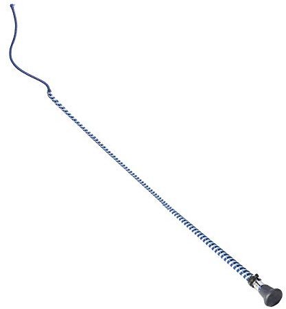 MacTack Unisex's Dressage Whip With Metallic Fleck 39 Navy/light Blue, Regular