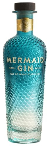 Mermaid Gin - Smooth Yet Complex, Refreshing & Invigorating London Dry Gin - Vegan & Gluten Free, 70cl