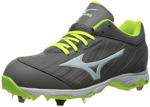 Mizuno Damen 9-Spike Advanced Sweep 3 Softball-Schuhe, Grau/Weiß, 38.5 EU