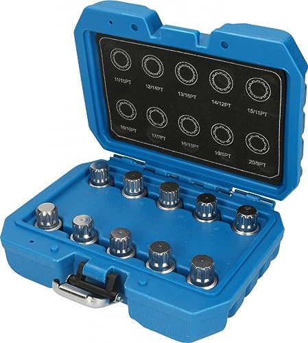 BRILLIANT TOOLS BT691170 Felgenschloss-Sortiment | für BMW | 10-tlg. [Powered by KS TOOLS]