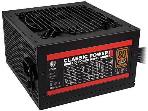 Kolink Classic Power unité d'alimentation d'énergie 600 W 20+4 pin ATX Noir