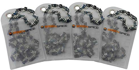 4 Sägenspezi Sägeketten 30cm 3/8 44TG 1,3mm Vollmeißel kompatibel mit Stihl Motorsägen und andere