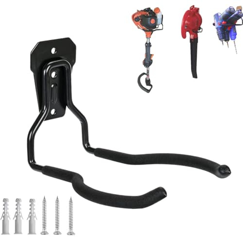 GS Alderaul Garden Power Tool Hanger, String Trimmer Bracket, Weedeater Hanger for Garage Wall, Weed Trimmer Wall Mount, Weed Wacker Storage Hook for Brush Cutter