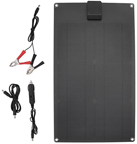 20W 18V Solpaneler Stöd 5V USB 18V DC TYPE C-utgång Uppladdningsbar Solarladdare Power Bank Externt batteripaket för kamera bärbar dator Bilbatterier, Solpanelladdare,