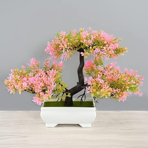 DRJUSS Künstliche Pflanzen Bonsai Kleine Früchte Orangenbaum Topf Gefälschte Blumen Hausgarten Dekoration Hochzeit Tisch Topf Ornamente-T01,1pcs