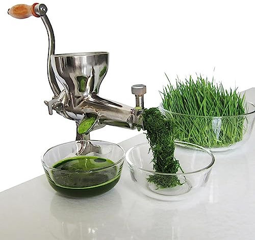 Exprimidor Manual, Extractor De Exprimidor De Hierba De Trigo, Se Puede Fijar En La Mesa,para Hacer Jugo De Hierba De Trigo,apio,col Rizada, Espinaca,perejil,granada,manzana,uvas,frutas Y Verduras
