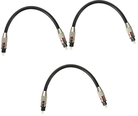 OSALADI Cavo Audio in Fibra Ottica Da 0 2 Metri Cavo Maschio-maschio Per Tv Home Theater Segnale Stabile E Suono Ad Alta Definizione
